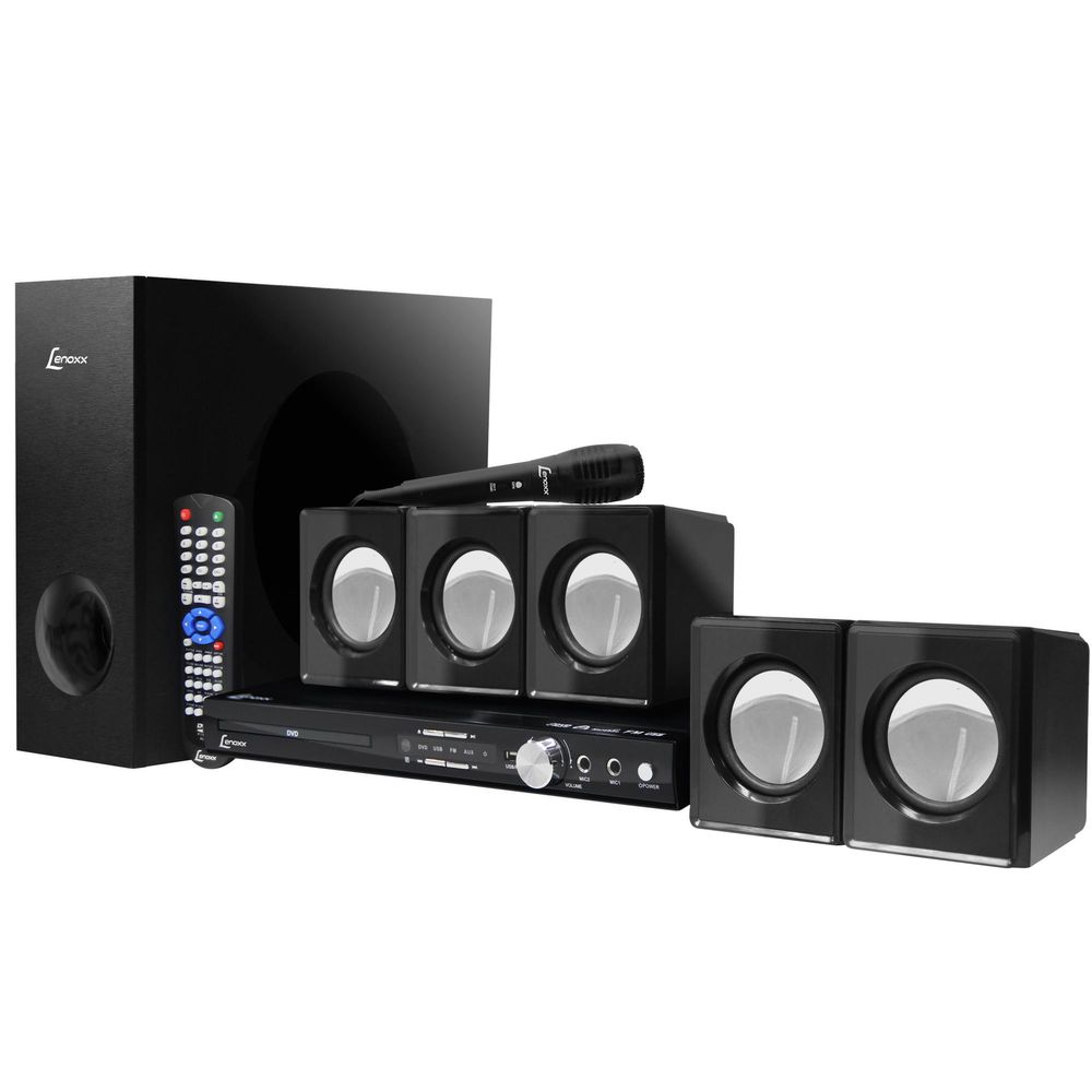 Home Theater Lenoxx com Karaokê e Rádio FM HT 723 lenoxx
